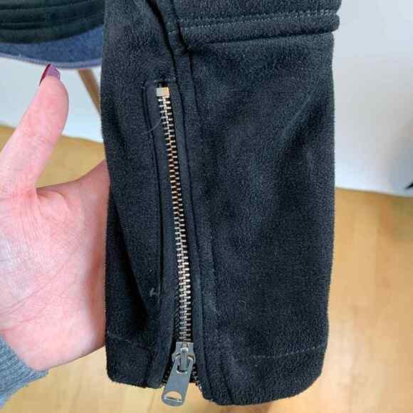 YMI Faux Suede Black Moto Jacket Asymmetrical Zipper sm - Picture 3 of 8